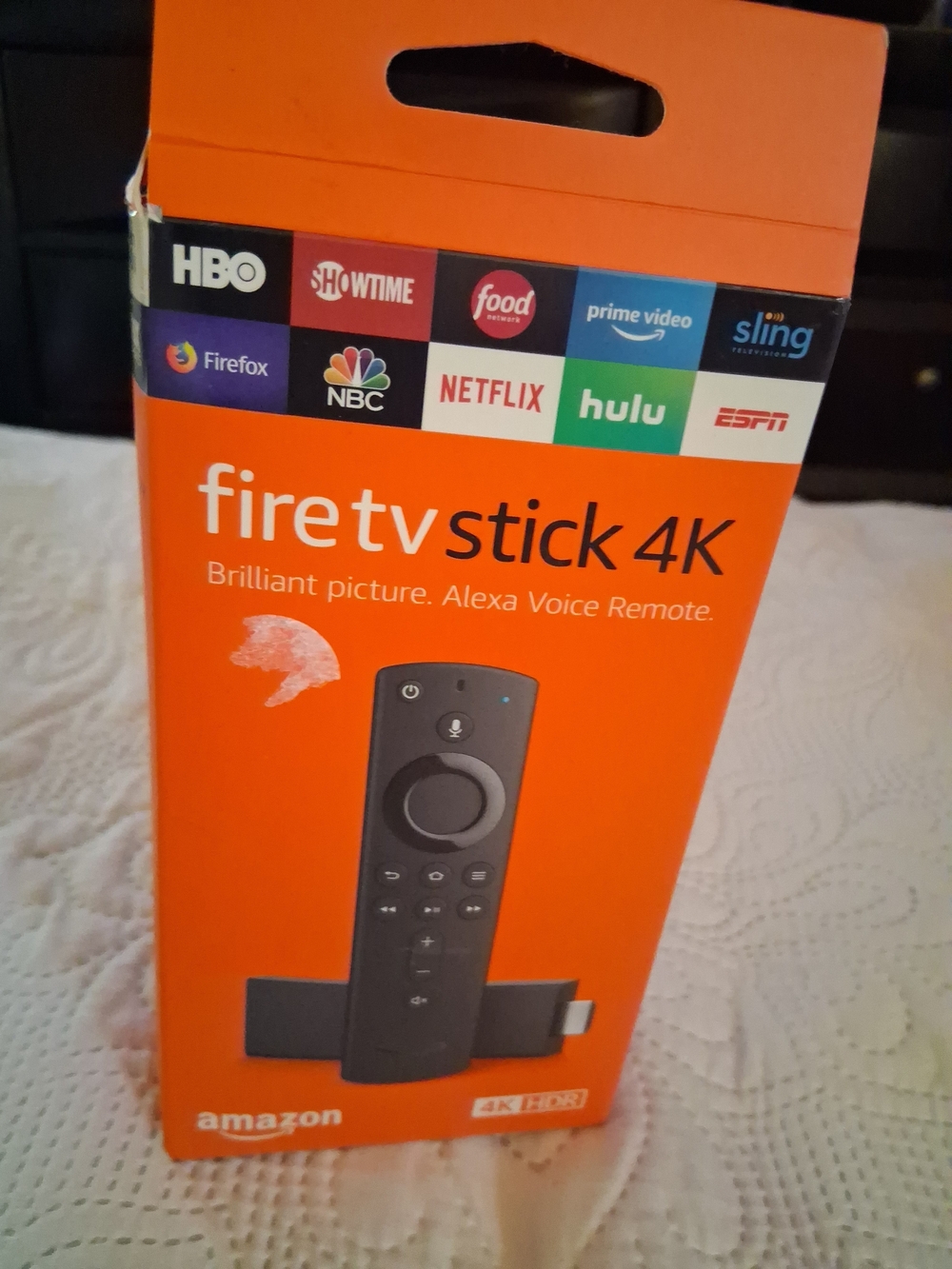 Amazon Fire TV Stick 4K - AI Powered Search Orange